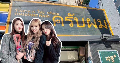 Thai Kpop stars eat Thai food in Korea