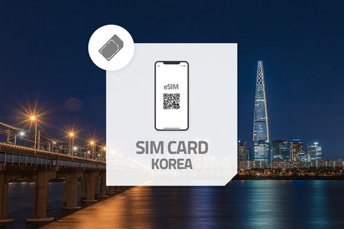 Usimsa prepaid SIM card Korea, unlimited data, esim card