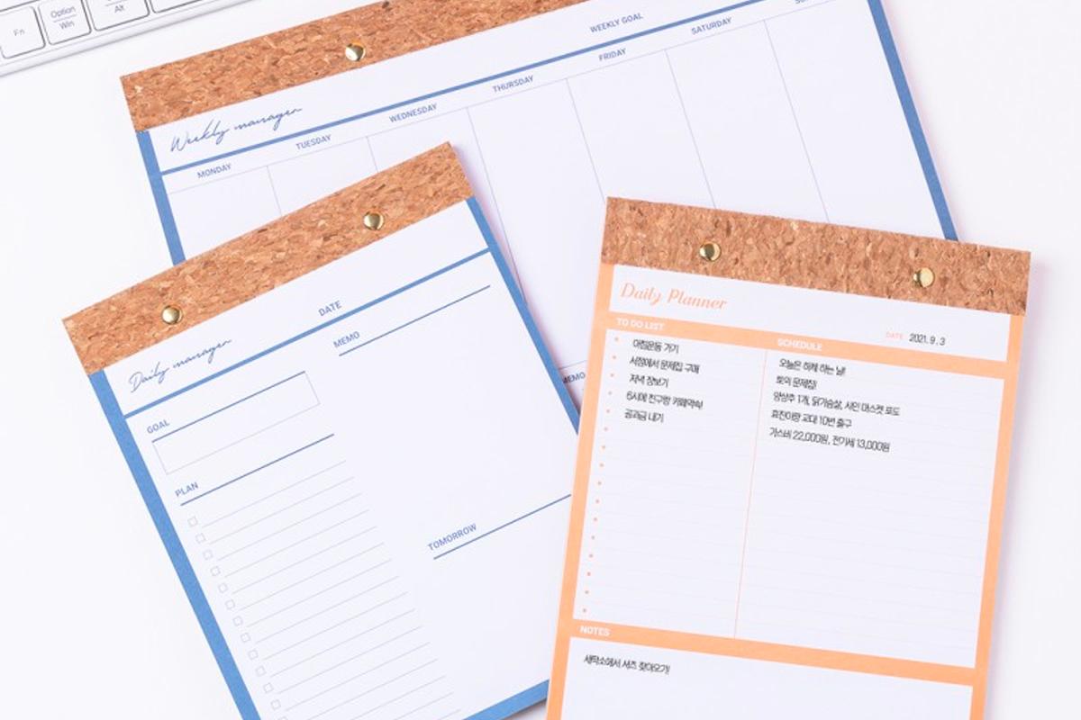 Daiso korea, new products september 2025, tear off to do list and weekly planner