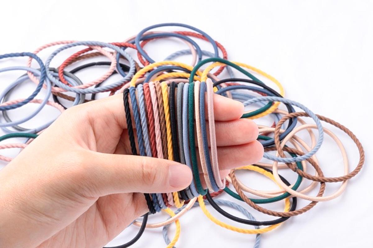 Daiso korea, new products september 2025, seamless color hair ties