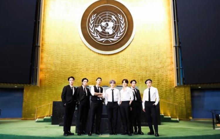BTSの国連総会演説に外信も集中照明