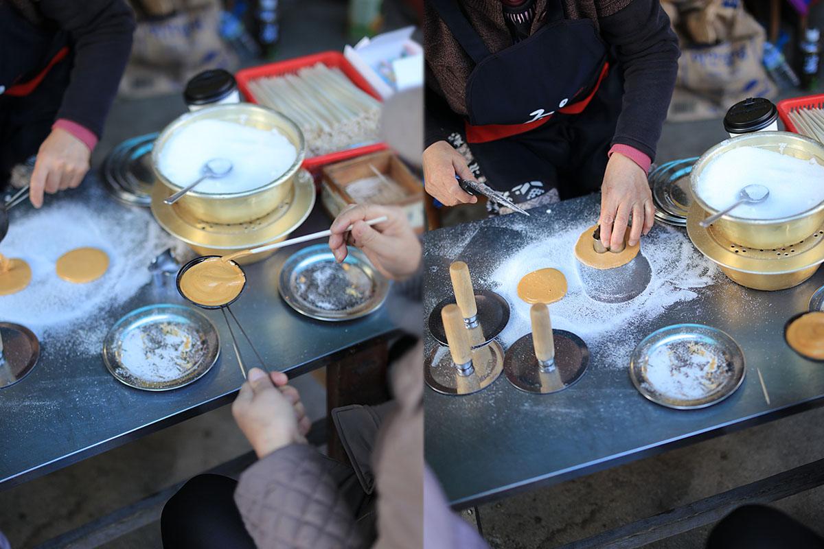 ขนมน้ำตาลเกาหลี