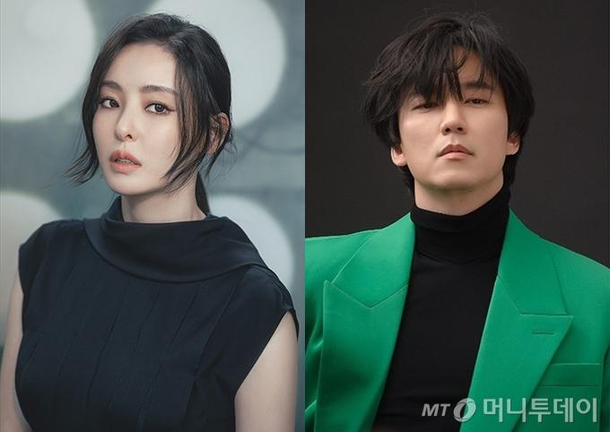 韓国のドラマ『アイランド』のキャスト、俳優イ・ダヒとキム・ナムギルの宣材写真。スタジオサンタクロースエンターテインメントおよびGILSTORY ENT提供。