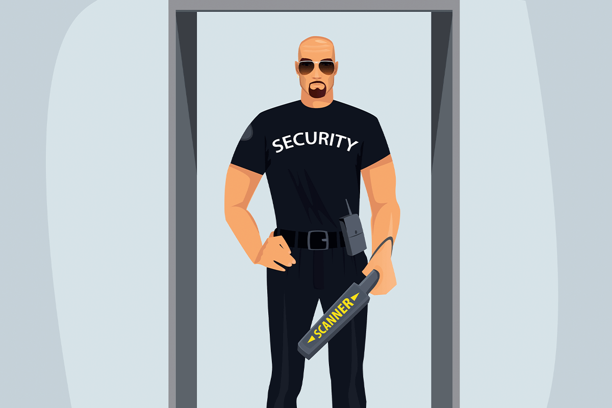 The Lives of Idol Bodyguards: security guard graphic