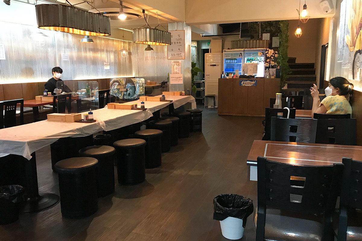 狎鴎亭グルメ、木蓮食堂、ソウル、アルタン、海鮮、魚介、魚卵、カニ