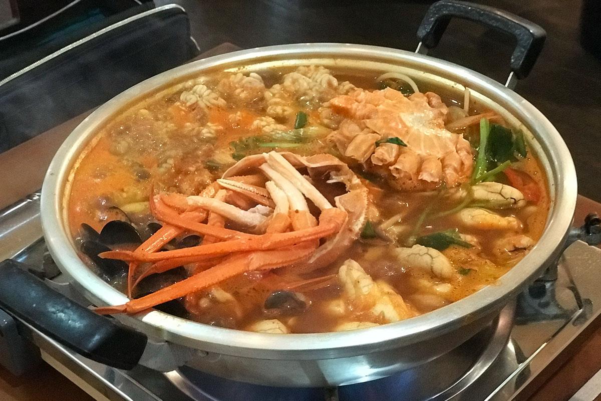 เที่ยวเกาหลี狎鴎亭グルメ、木蓮食堂、ソウル、アルタン、海鮮、魚介、魚卵、カニ