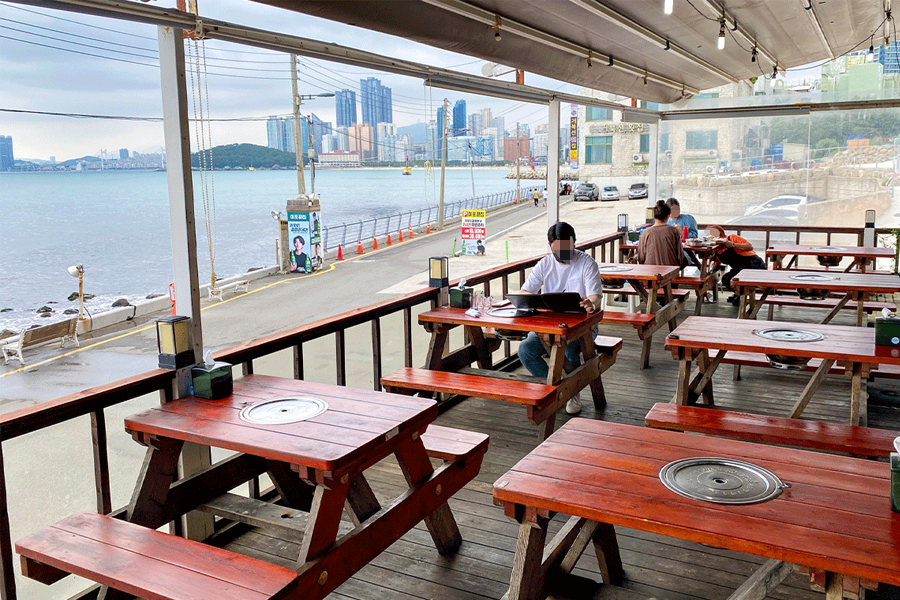 海雲台 海鮮餐廳 烤海鮮 貝類