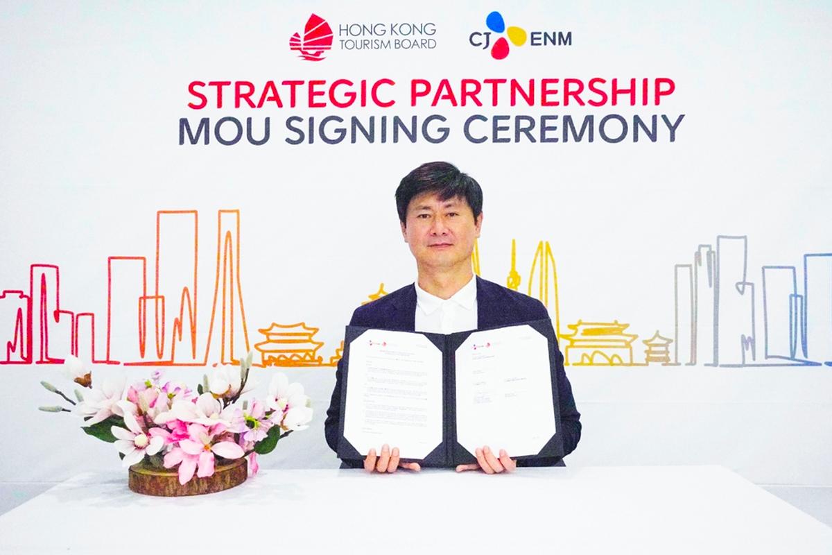 香港旅遊發展局同CJ ENM簽署合作