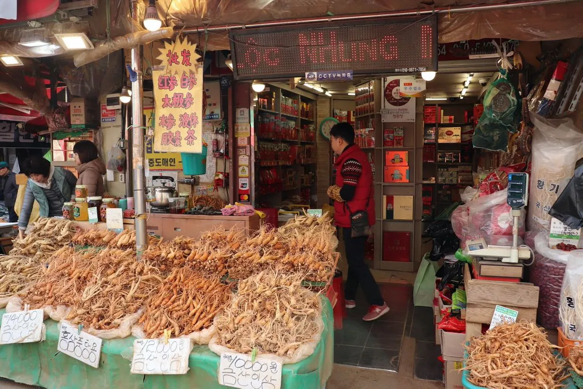 韓国、韓国旅行、韓国観光、お土産、韓国健康、韓国市場、南大門市場、高麗人参