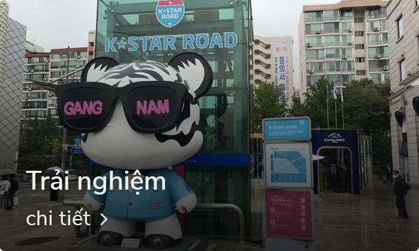 Một nhà hàng nổi tiếng ở Sinsadong, Apgujeong, nổi bật với thiết kế hiện đại và đa dạng món ăn ngon.