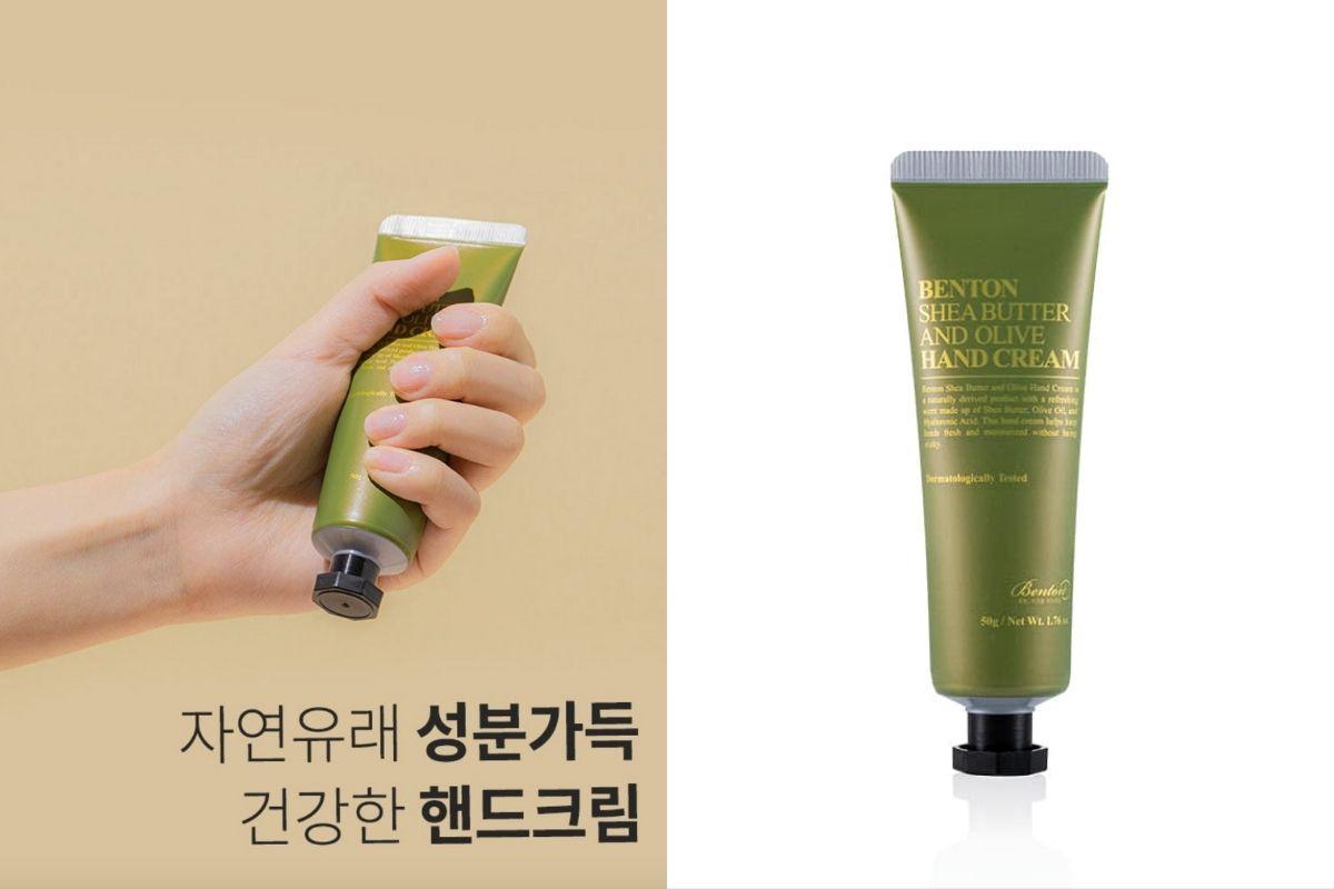 Kem dưỡng tay Benton Shea Butter And Olive 벤튼 시어버터 앤 올리브핸드크림