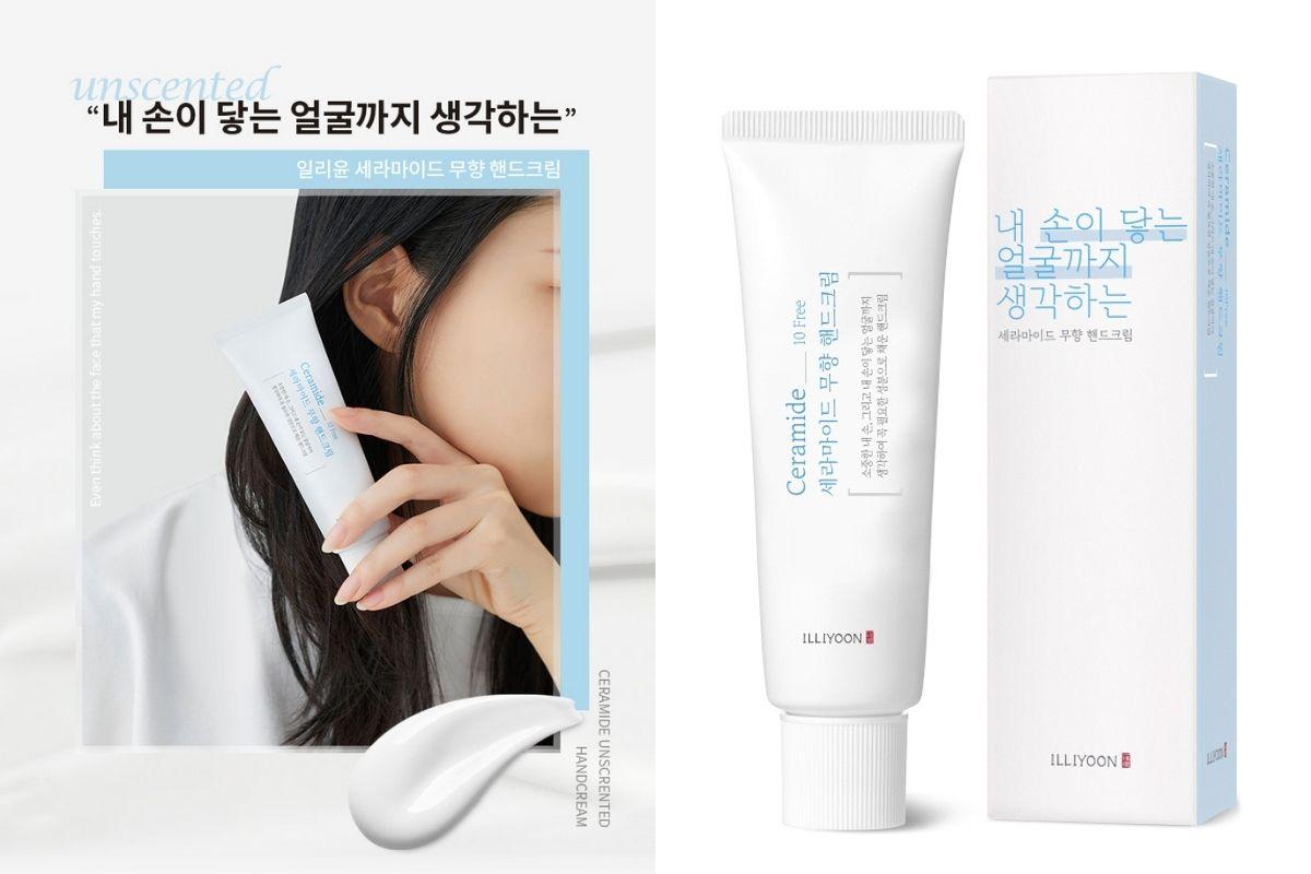 Kem dưỡng tay Illiyoon Ceramide 10 Free 일리윤 세라마이드 무향 핸드 크림