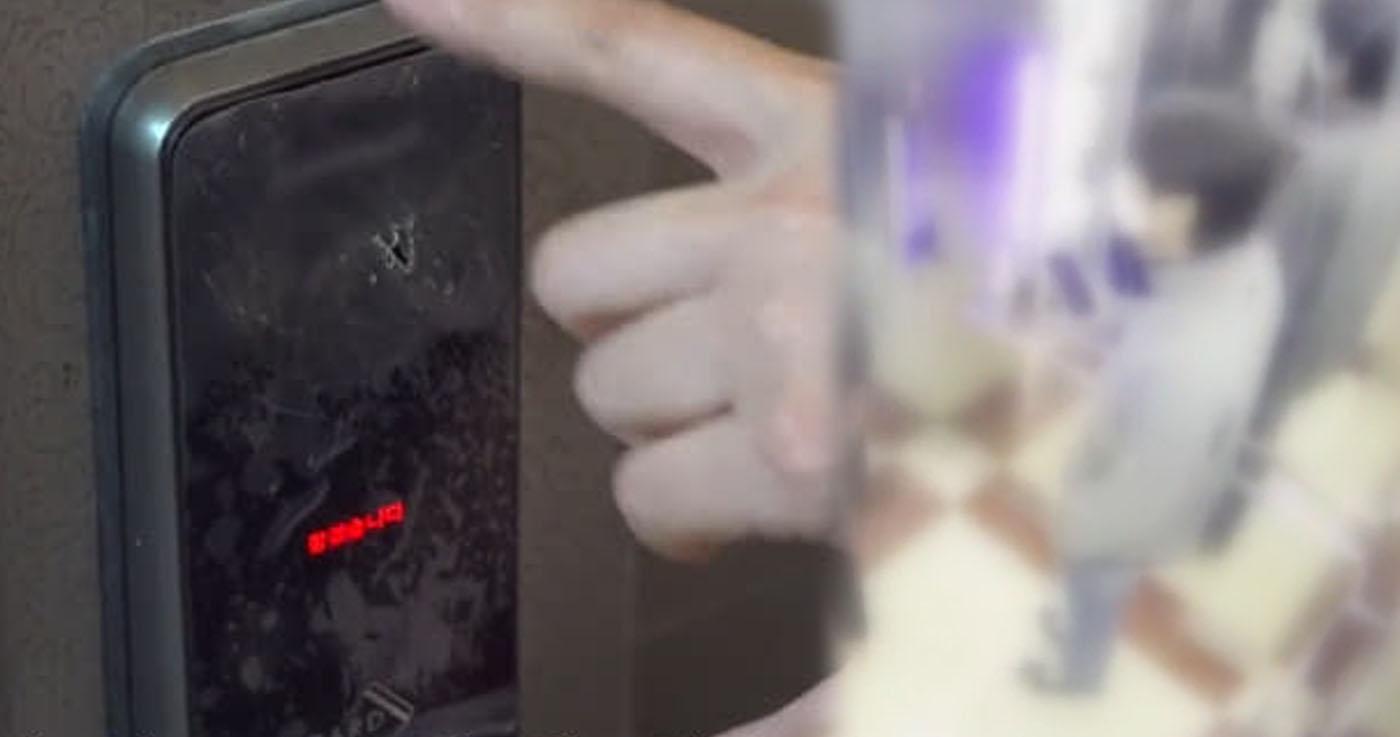 หนุ่มอินทีเรียแอบเข้าห้องลูกค้าโดยแอบจำรหัสห้อง