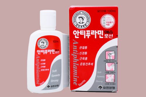 Dầu nóng Hàn Quốc ANTIPHLAMINE - sản phẩm sức khoẻ Hàn Quốc được người Việt ưa chuộng và giá thật ở Hàn