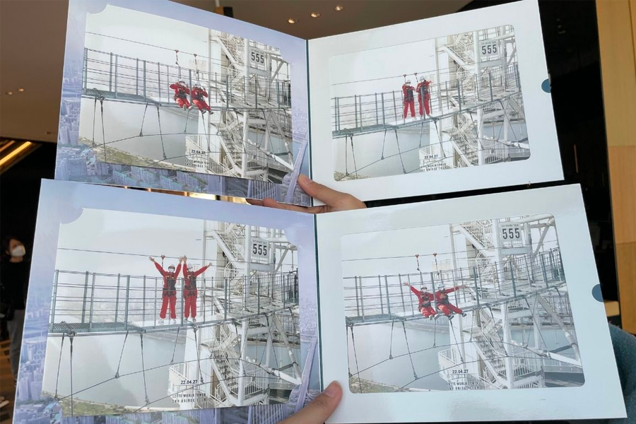 韩国 首尔 蚕室乐天塔 体验 高空sky bridge