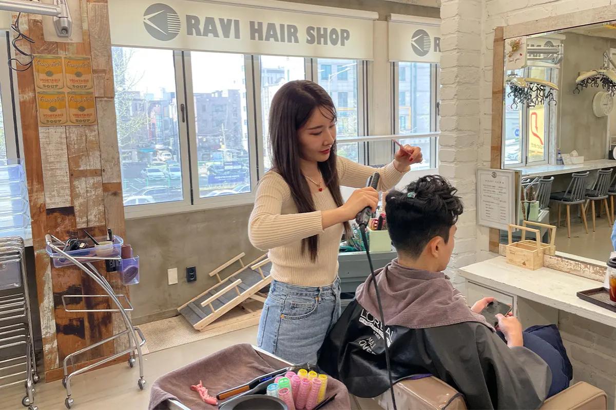 RAVI HAIR弘大總店環境照｜合井弘大人氣髮型屋