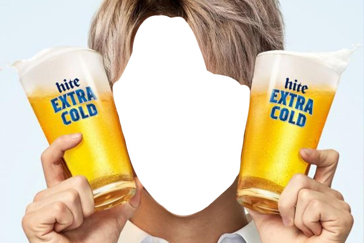 korean alcohol brand model quiz, hite kang daniel
