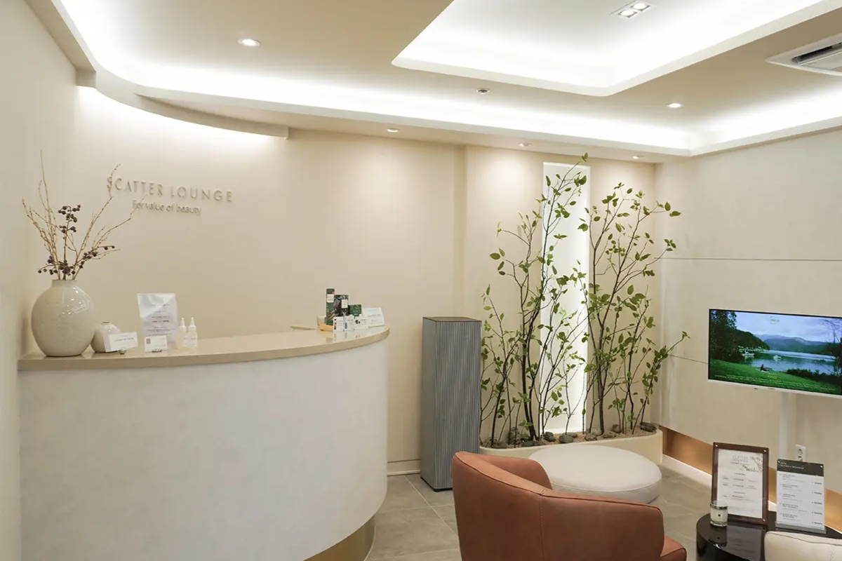 Exterior of SCATTER LOUNGE in Gangnam for scalp care and skincare