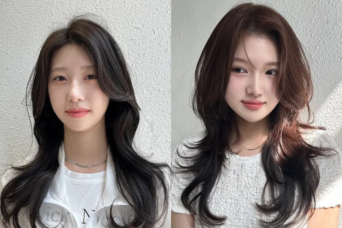 韓國江南美髮沙龍甜美與酷帥韓妞風格的造型展示。