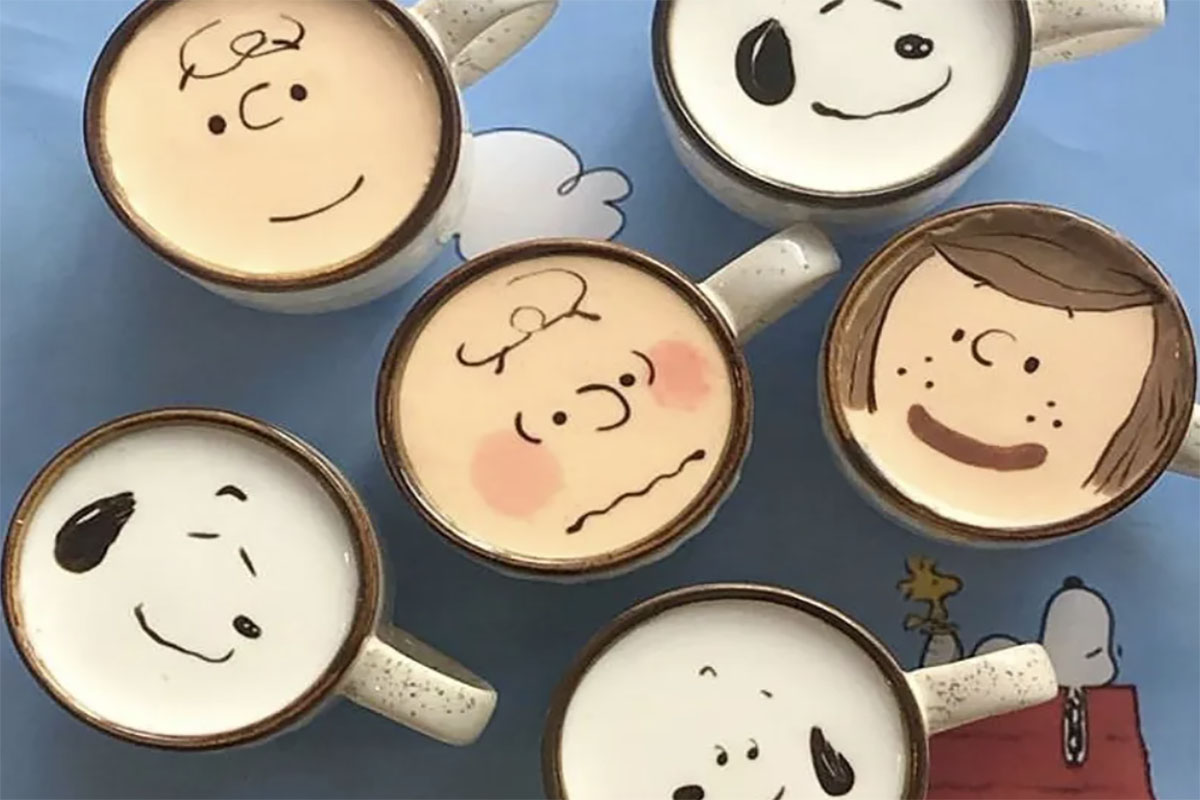 latte siêu đẹp ở C.through 씨스루