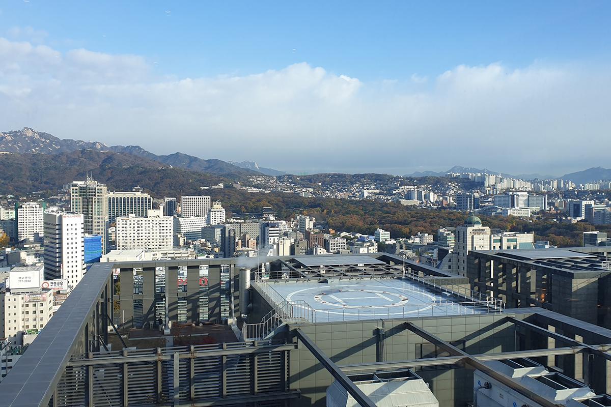 La vista dal nostro posto nel c