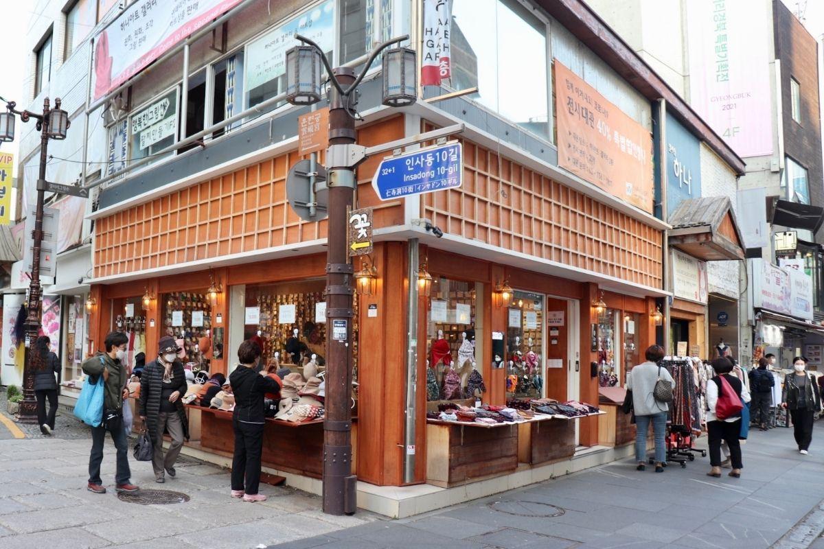 韓国、韓国旅行、ソウル、ソウル旅行、仁寺洞、インサドン、仁寺洞ショッピング 
