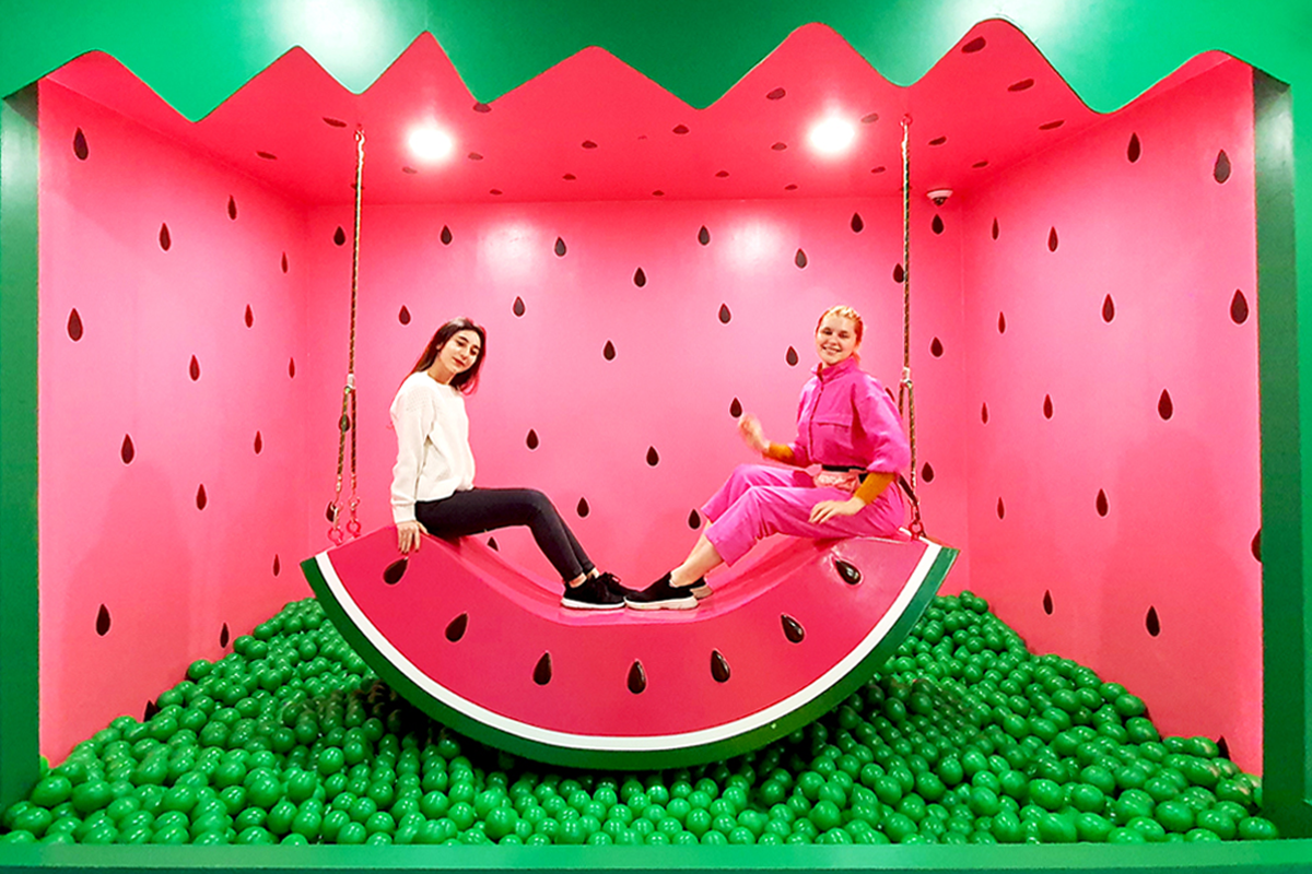 Colorful exhibition in Seoul