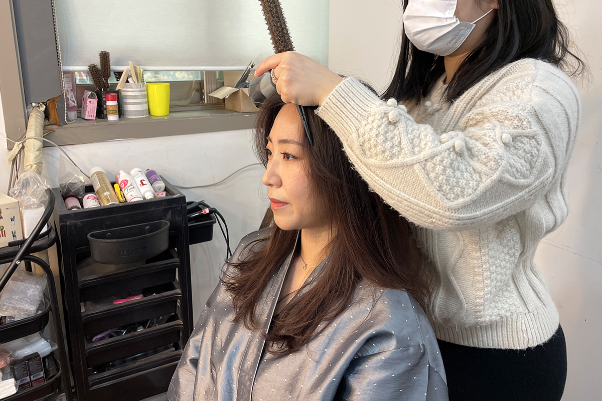 chụp ảnh tại Woori Dongnae Photo Studio