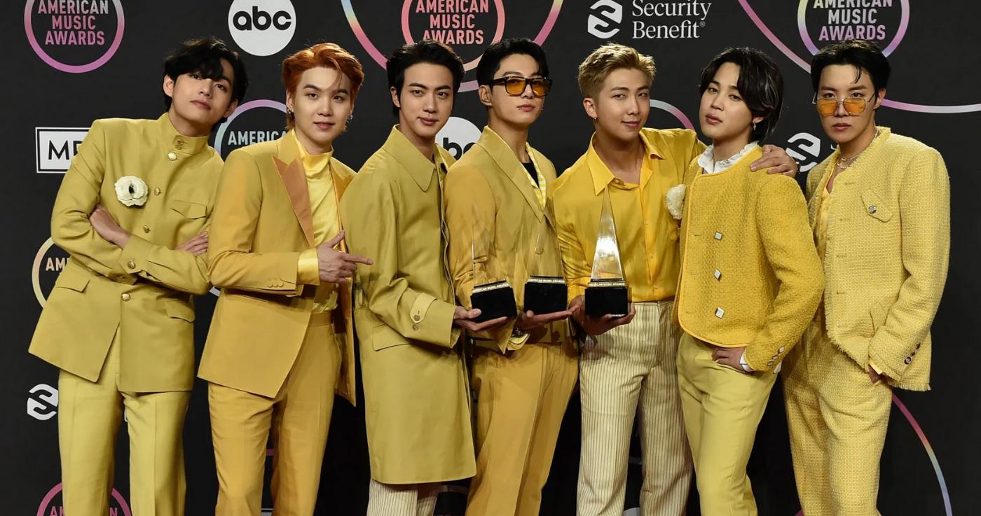 BTS gana el premio al Artista del Año en los American Music Awards
