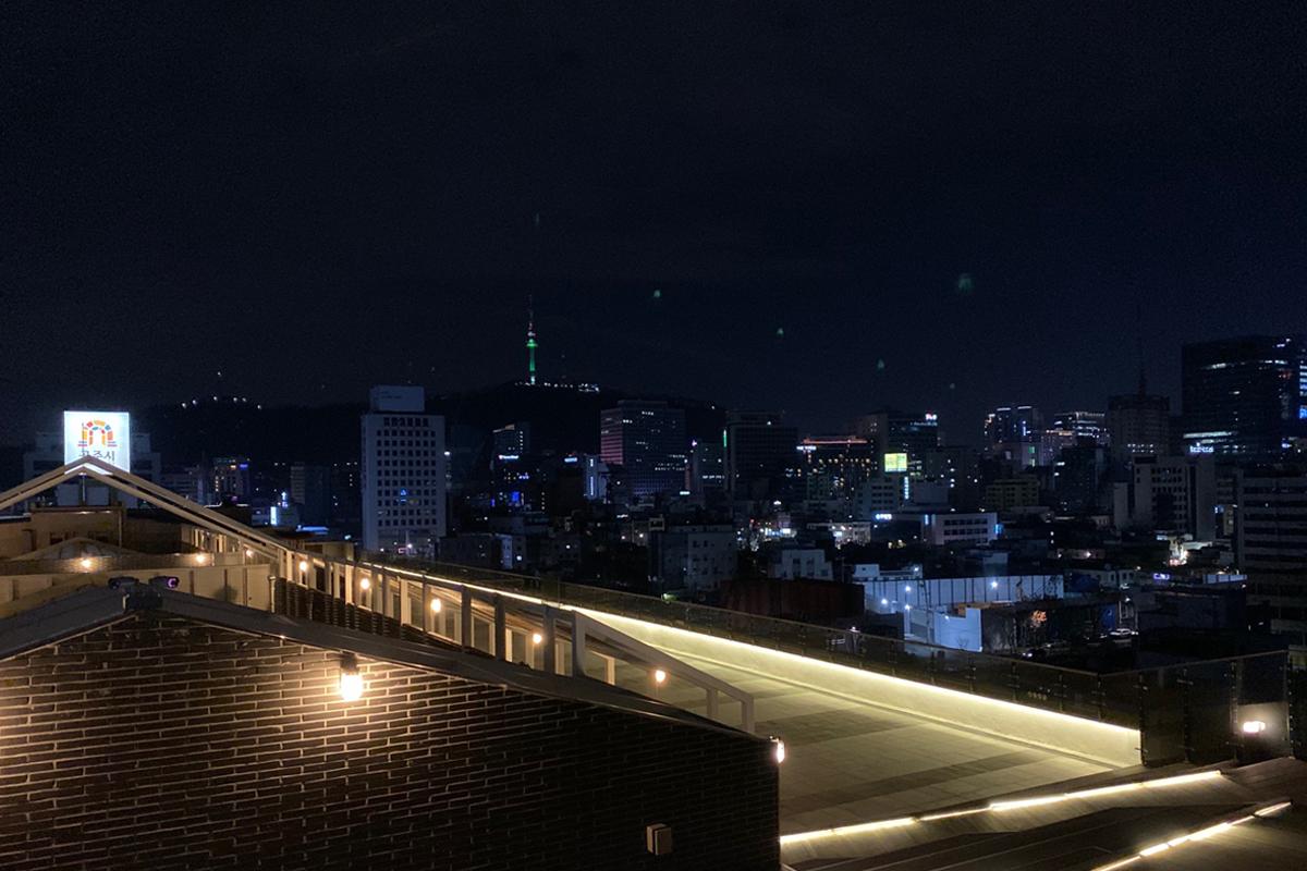 korea sewoon arcade observatory night view