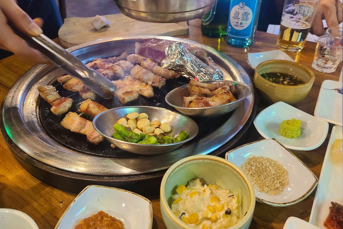 蠶室美食 燒肉店 五花肉