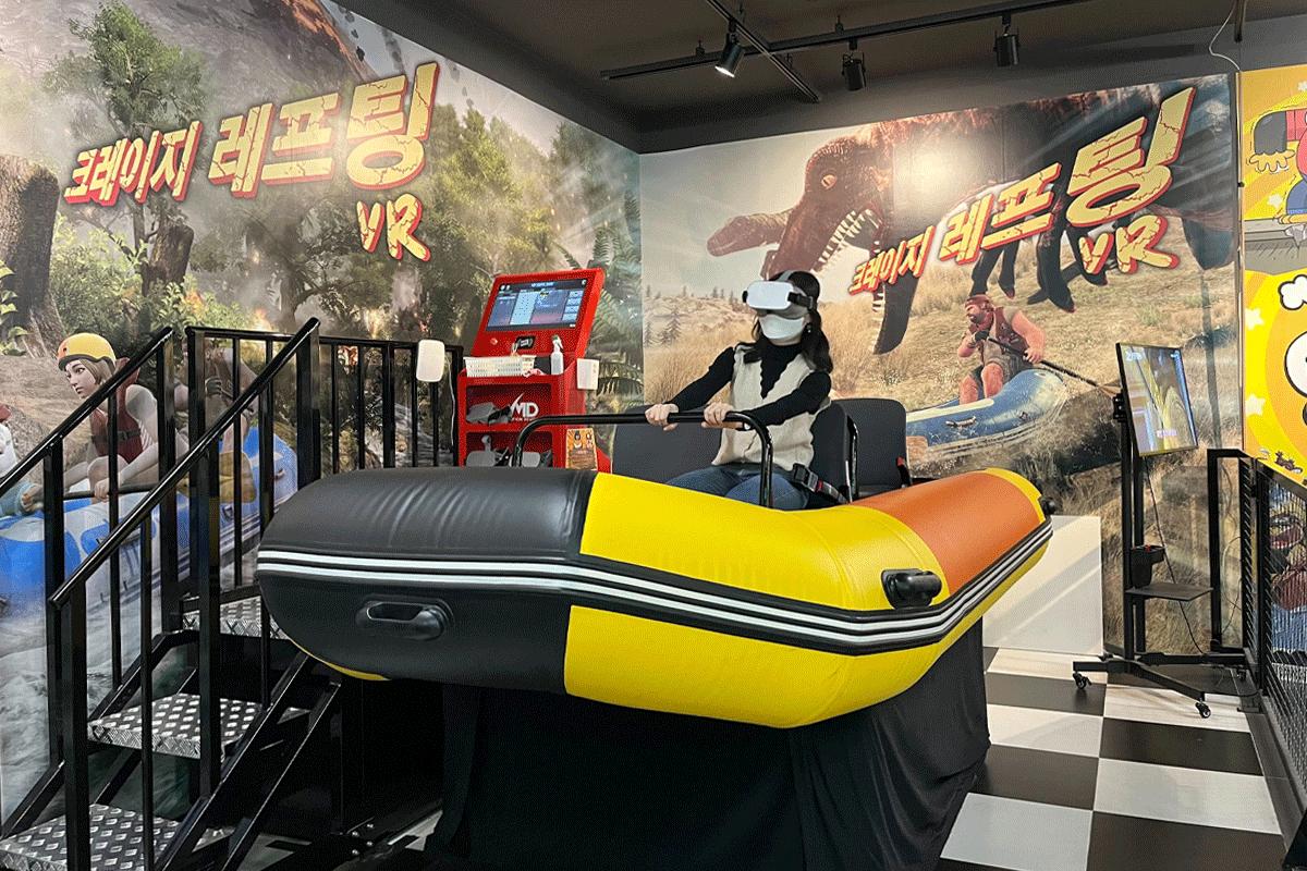 chơi VR ở Khu chơi game Future Hands-Up - Tổng hợp các trải nghiệm thú vị độc đáo chỉ có ở Jamsil bạn không nên bỏ lỡ