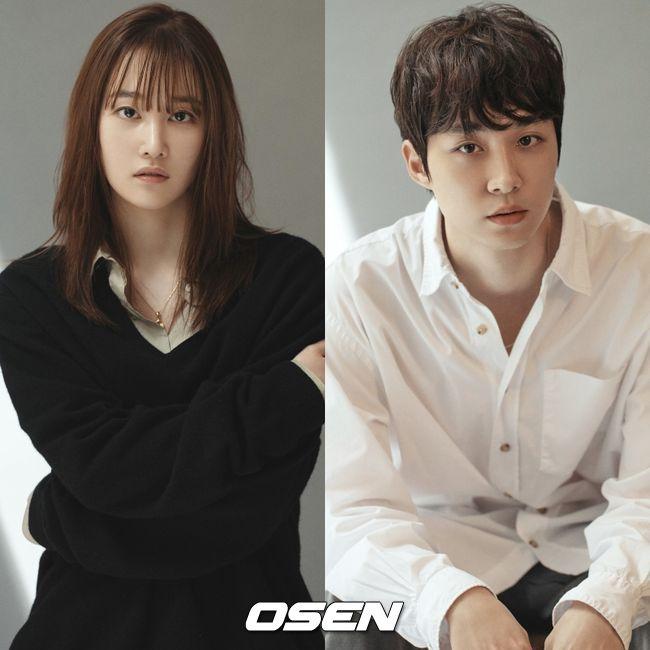 チョン・ジョンソとイ・チュンヒョン監督のツーショット、OSEN提供の写真