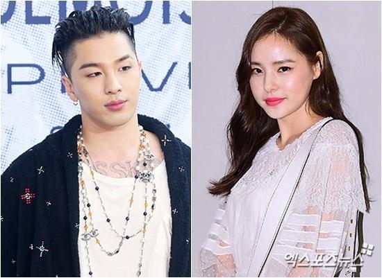 BIGBANGのSOLとミン・ヒョリンの並んでいる写真。この写真は、二人が一緒に歩んできた歴史を物語っています。