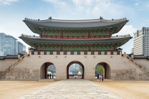 Gwanghwamun (광화문). Cung điện Gyeongbokgung 경복궁