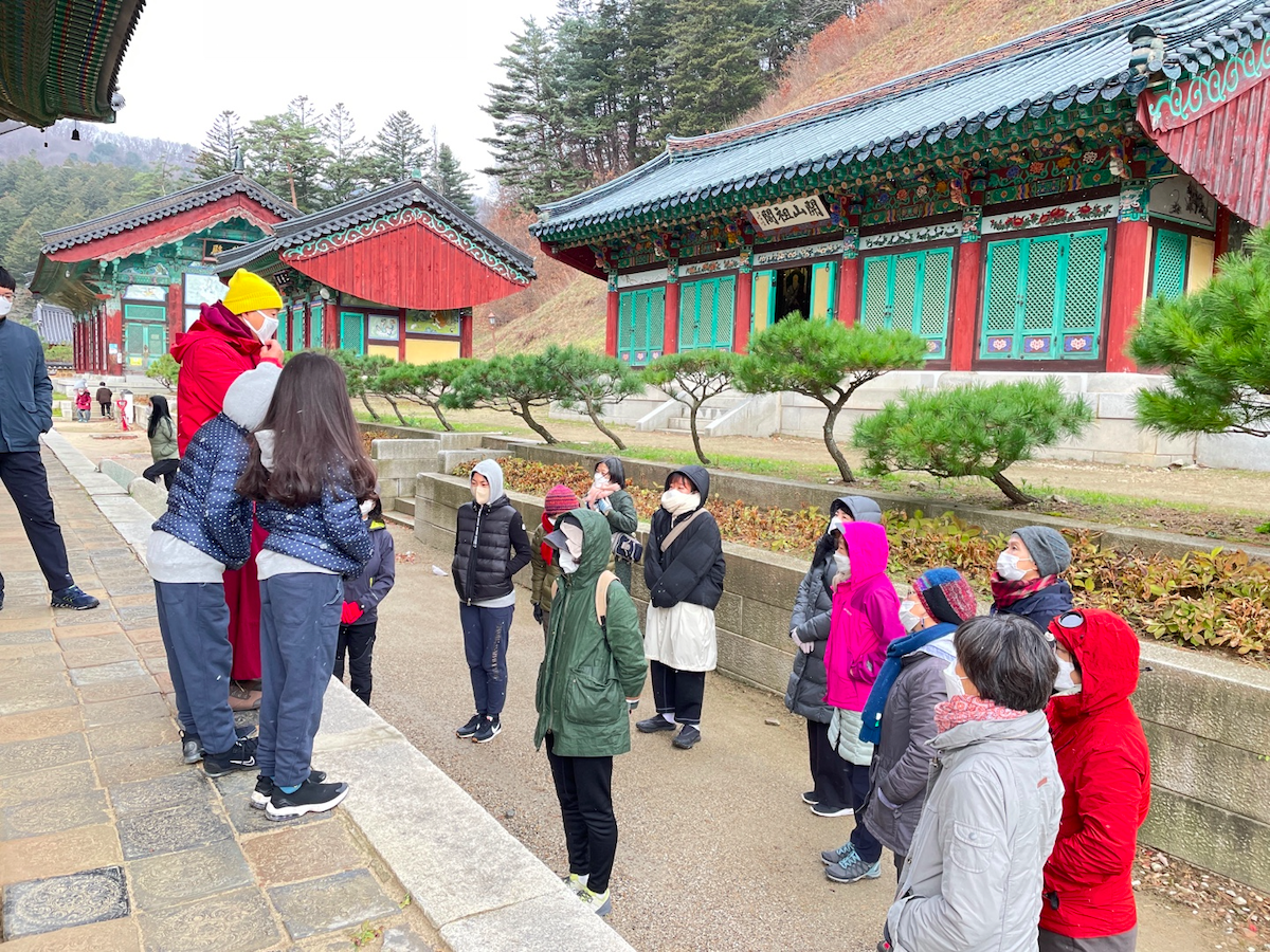 bongeunsa temple, seoul korea