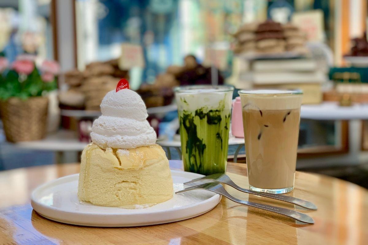 souffle và đồ uống ở Rami Scone 라미스콘, quán cafe đẹp ở ikseondong