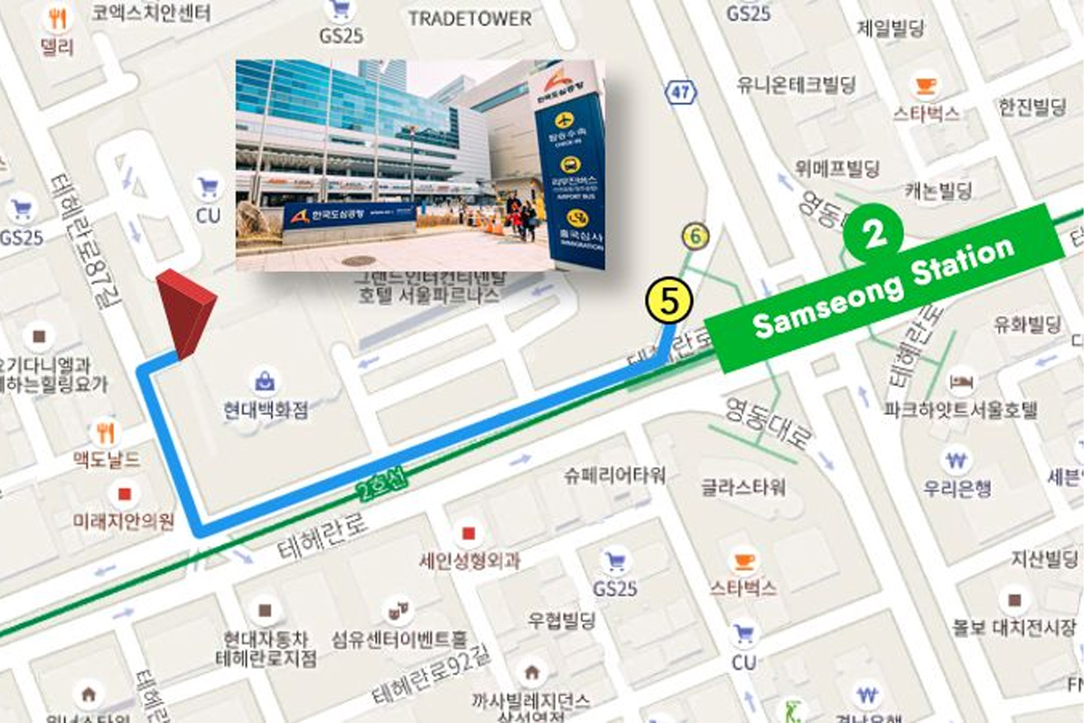 韓国、韓国旅行、韓国観光、ソウル、ソウル旅行、江南、カンナム、三成洞、サムソンドン、COEX、交通情報、都心空港、リムジン空港バス、地下鉄