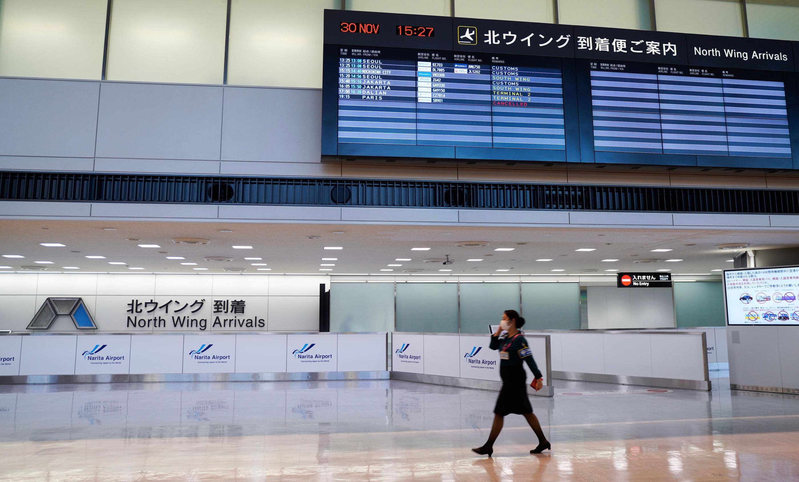 日本、外国人の新規入国禁止を来年初めまで延長