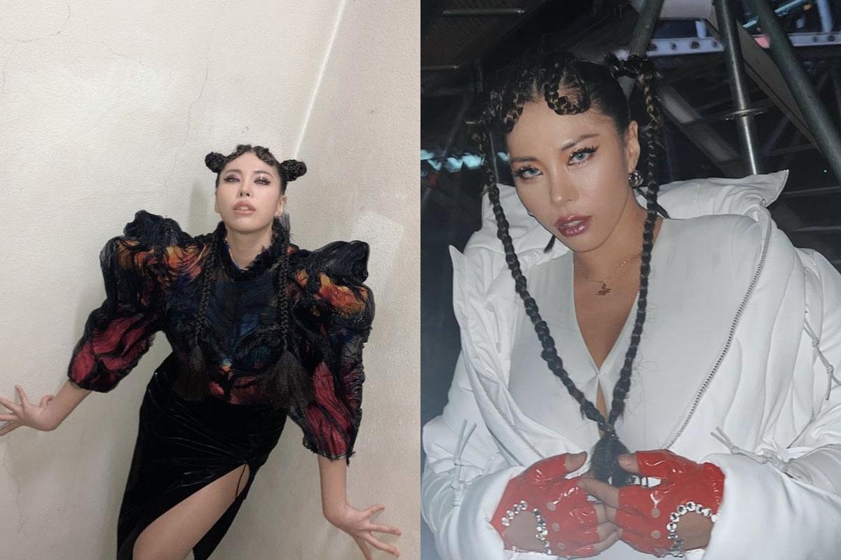 Gabee在日常中穿著使用緊身服飾，搭配配件如蝴蝶結、太陽鏡等，展現成熟魅力。