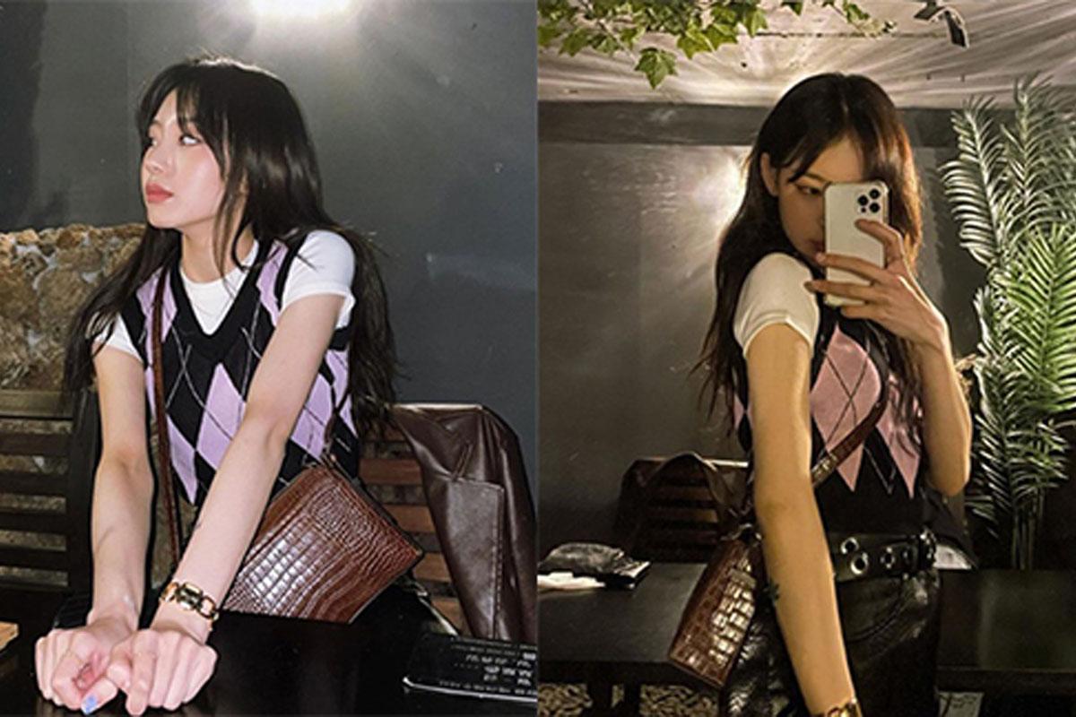 no:ze以復古風格裝扮亮相，搭配女性化的服飾，展現獨特魅力與時尚角度。