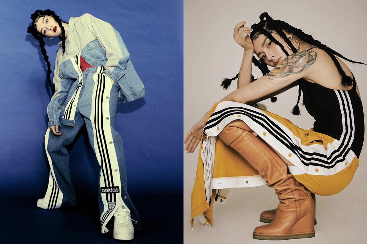 擁有領導力的舞者Monika展示她的服裝風格，著重展現手臂和腿部優勢的時尚搭配。