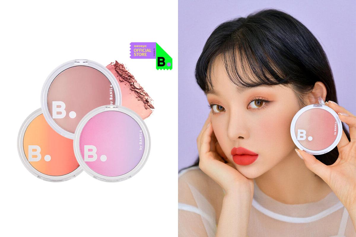 BANILA CO GRADATION CHEEK# VIOLET HOLIC,腮紅在申世景的妝容中是重要亮點,適合搭配冬季妝容。