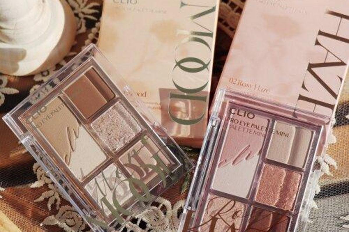 CLIO PRO Eye Palette Mini #01 Mono Mood,使用強烈色彩強調雙眼皮輪廓,適合塑造眼部深邃感。