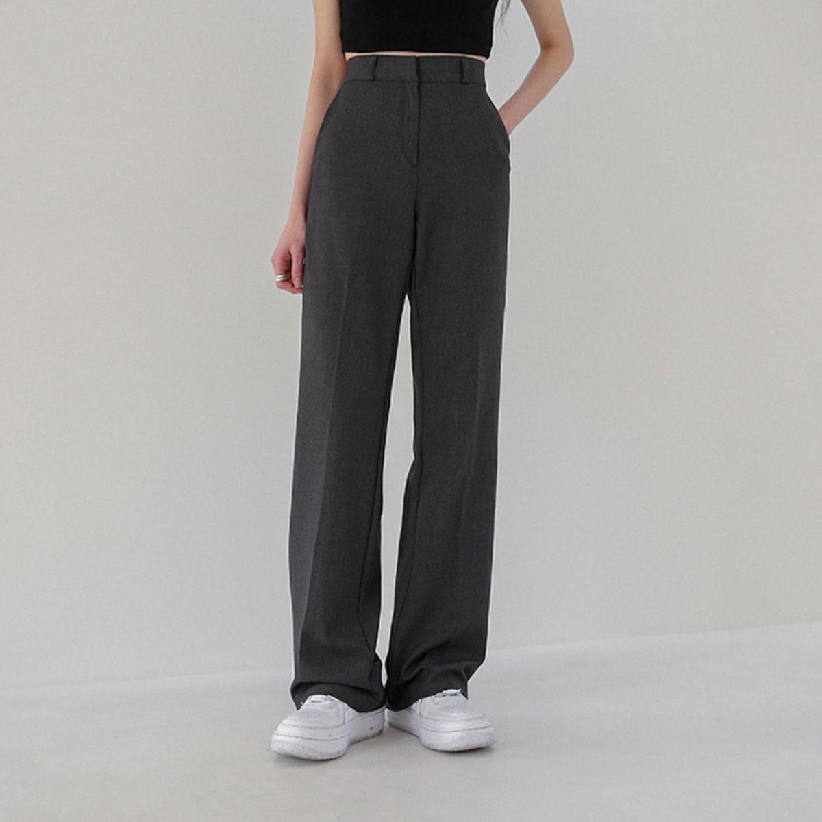 韓國BLACKUP品牌高腰直筒西裝長褲，適合時尚熱賣款式，兼顧舒適與風格的完美選擇。