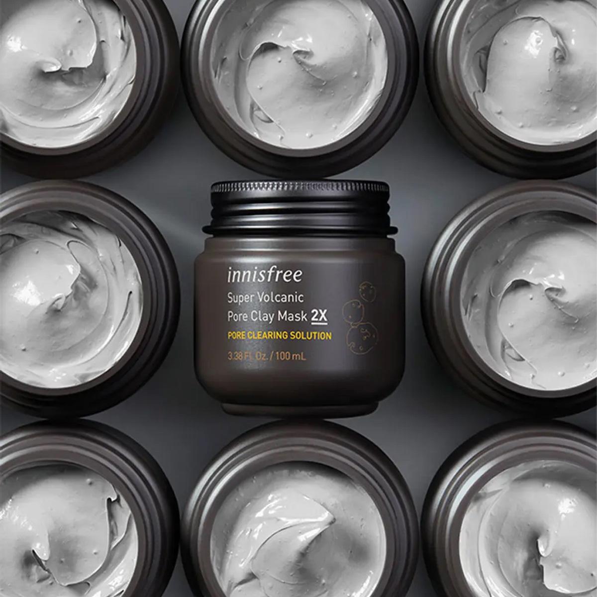 韓國INNISFREE品牌火山泥毛孔清潔緊實面膜，有效去黑頭、角質，解決毛孔問題的最佳方案。