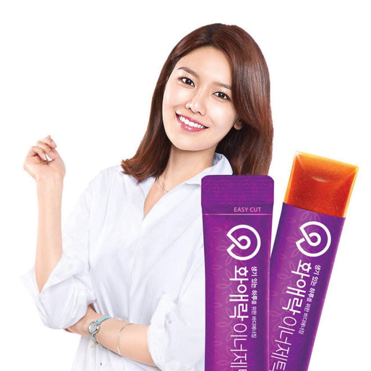 韓國正官莊品牌紅蔘能量果凍條，專為女性設計，果香紅蔘的健康食品新選擇。