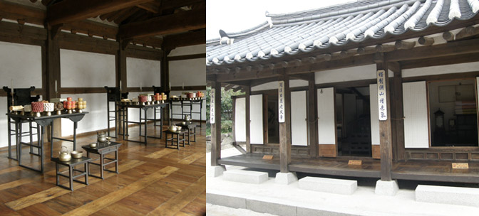 設立於韓屋中，用於祭拜祖先和舉行傳統儀式的儒教祠堂。 - 韓國儒教傳統