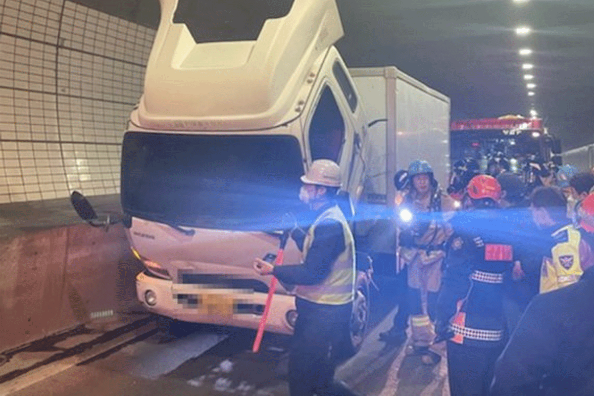 tai nạn trong đường hầm ở hàn