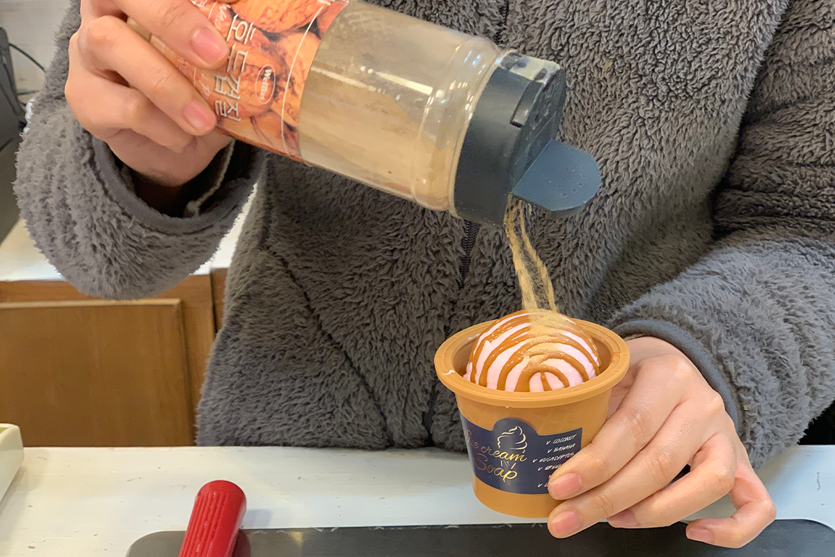 welbas insadong seoul, skincare ice cream soap